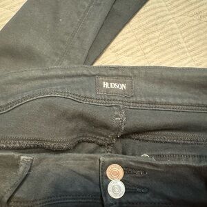 Hudson Skinny Black Jeans Size 32